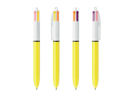 BIC® 4 Colours Sun ballpen + Lanyard