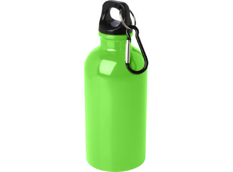 Oregon 400 ml RCS-zertifizierte, einwandige Trinkflasche aus Edelstahl mit Karabinerhaken