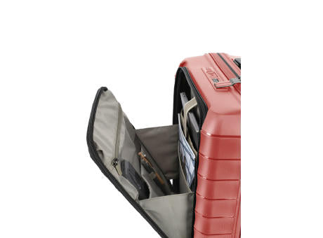 travelite MOOBY Trolley 4-Rollen S Front Pocket Red