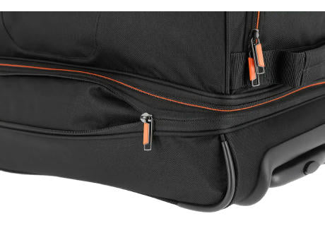 travelite BASICS Rollenreisetasche 55cm Schwarz