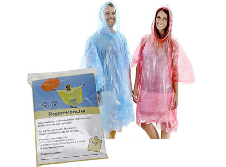 Regenponcho aus PE