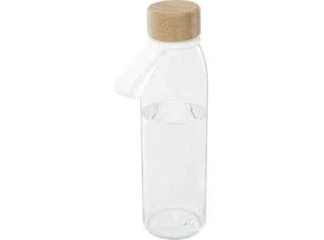 Porto 500 ml Glas-Flasche mit Silikongriff und Bambusdeckel