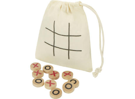 Whorl Tic-Tac-Toe Spiel aus Holz