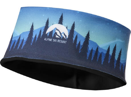 Emma Sublimation-Stirnband aus RPET mit Fleece