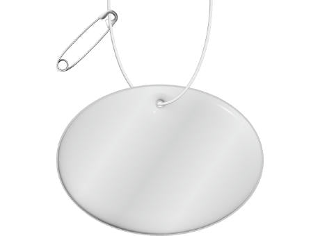RFX™ H-16 runder, leichter, reflektierender PVC-Anhänger – groß