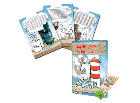 Upcycling-Set - Toilettenpapierrollen - neutral