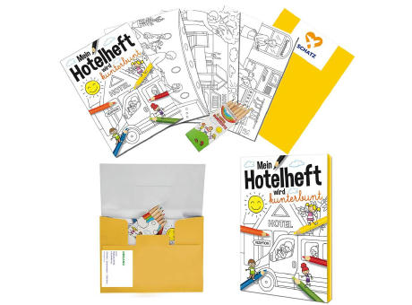 Malbuch / Mal-Set A6 - Sparkassen - Malset neutral