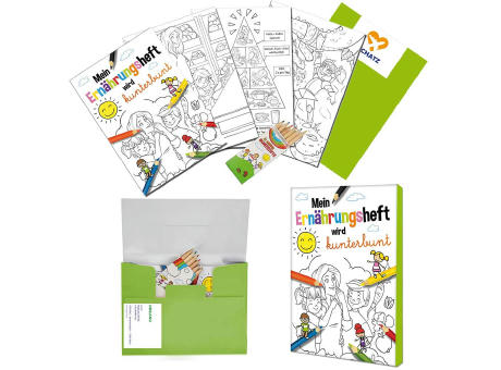Malbuch / Mal-Set A6 - Sparkassen - Malset neutral