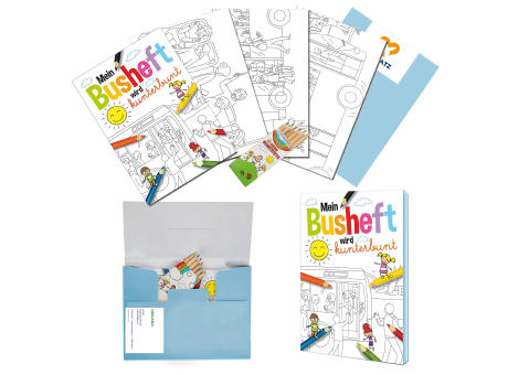 Malbuch / Mal-Set A6 - Sparkassen - Malset neutral