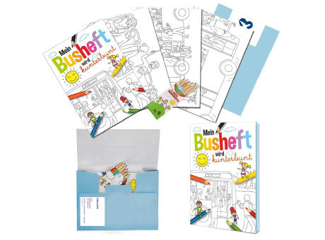 Malbuch / Mal-Set A6 - Sparkassen - Malset neutral