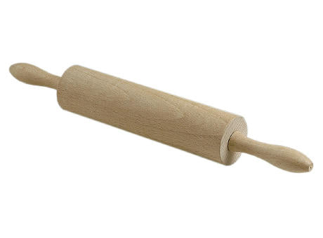 Nudelholz mit Metallachse