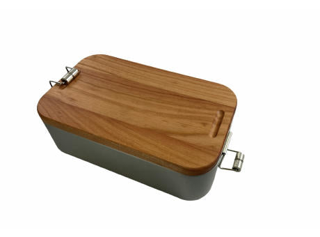 Lunchbox mit Kirschholzdeckel