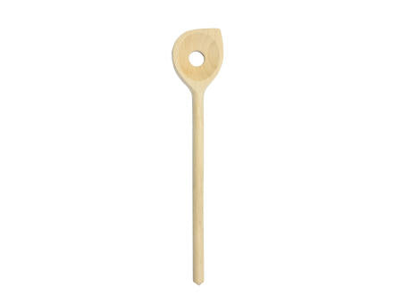 Kochlöffel m. Loch u. Spitze, 250 mm
