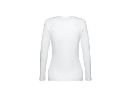 THC BUCHAREST WOMEN WH. Langärmeliges tailliertes T-Shirt für Frauen
