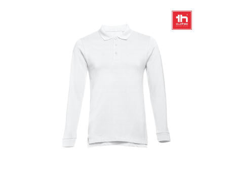 THC BERN WH 3XL. Herren Langarm-Poloshirt