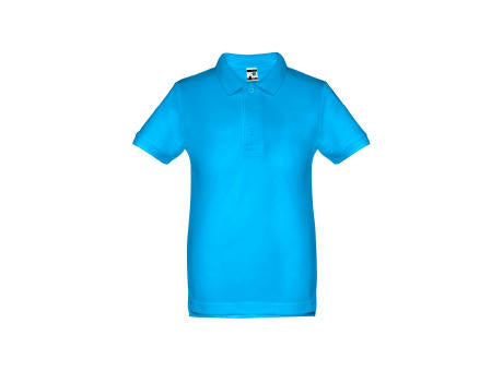 THC ADAM KIDS. Kurzärmeliges Baumwoll-Poloshirt für Kinder (unisex)
