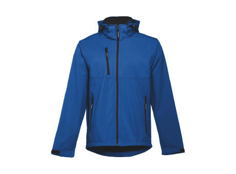 THC ZAGREB. Herren-Softshell-Jacke aus Polyester und Elastan