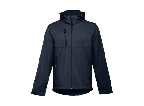 THC ZAGREB. Herren-Softshell-Jacke aus Polyester und Elastan