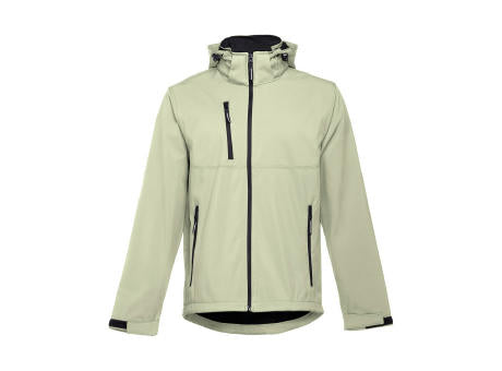 THC ZAGREB. Herren-Softshell-Jacke aus Polyester und Elastan