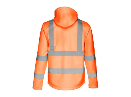 THC ZAGREB WORK. Softshell-Jacke mit hoher Sichtbarkeit (Unisex)