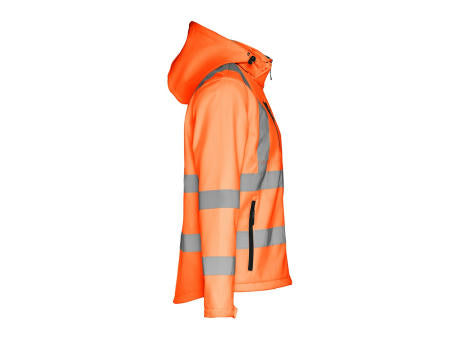 THC ZAGREB WORK. Softshell-Jacke mit hoher Sichtbarkeit (Unisex)