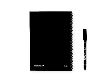 INFINITEBOOK LINED A5. "Infinitebook" mit flexiblem Einband und 15 linierten Whiteboard-Seiten