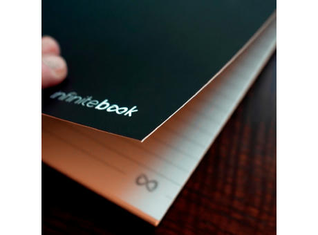 INFINITEBOOK LINED A5. "Infinitebook" mit flexiblem Einband und 15 linierten Whiteboard-Seiten