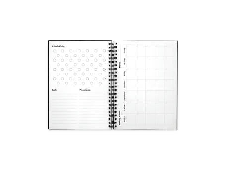 STARTER KIT INFINITE PLANNER A5. Set bestehend aus einem "Infinity Tagebuch", Reinigungsset, Marker und Markerhalter