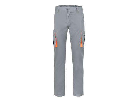 VL HYPNOS. Zweifarbige Twill-Hose mit mehreren Taschen (200 g/m²), aus Baumwolle (35 %) und Polyester (65 %)