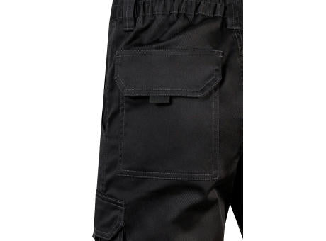 VL HEBE. Stretch-Bermudashorts mit mehreren Taschen (240 g/m²), aus Baumwolle (46 %), EME (38 %) und Polyester (16 %)