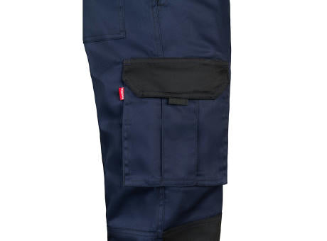 VL NJORD. Zweifarbige Twill-Hose mit mehreren Taschen (240 g/m²), aus Baumwolle (35%) und Polyester (65%)