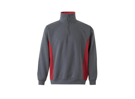VL SVAROG. Zweifarbiges Frottee-Sweatshirt (260 g/m²), aus Polyester (65 %) und Baumwolle (35 %)