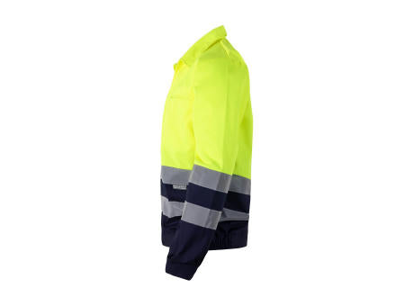 VL NEPTUNE. Zweifarbige Twill-Jacke (210g/m²) aus Polyester (80%) und Baumwolle (20%)