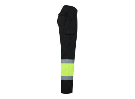 VL POSEIDON. Zweifarbige Twill-Hose mit mehreren Taschen (210 g/m²), aus Baumwolle (20%) und Polyester (80%)