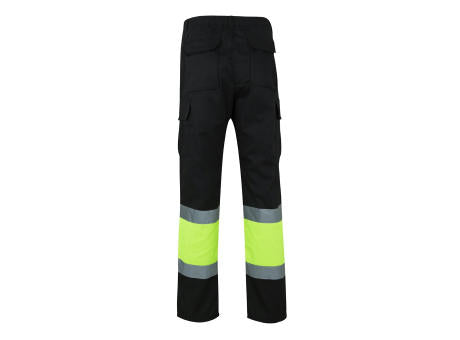 VL POSEIDON LARGE. Zweifarbige Twill-Hose mit mehreren Taschen (210 g/m²), aus Baumwolle (20%) und Polyester (80%)