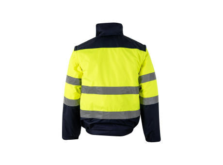 VL JUPITER. Zweifarbige Steppjacke (180g/m²) aus Polyester (100%) mit PU-Beschichtung
