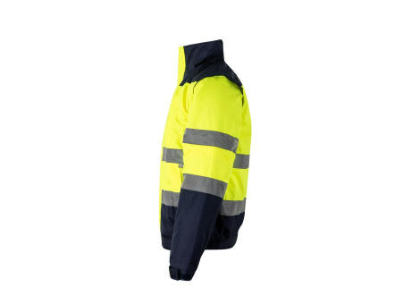 VL JUPITER. Zweifarbige Steppjacke (180g/m²) aus Polyester (100%) mit PU-Beschichtung