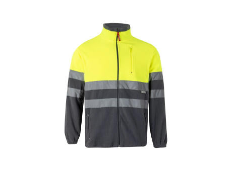VL EROS. Zweifarbige Fleecejacke (280g/m²), aus Polyester (100%)