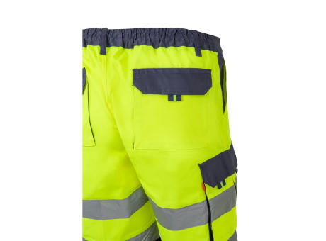 VL HADES. Zweifarbige Bermudashorts mit mehreren Taschen (210 g/m²), aus Baumwolle (20%) und Polyester (80%)