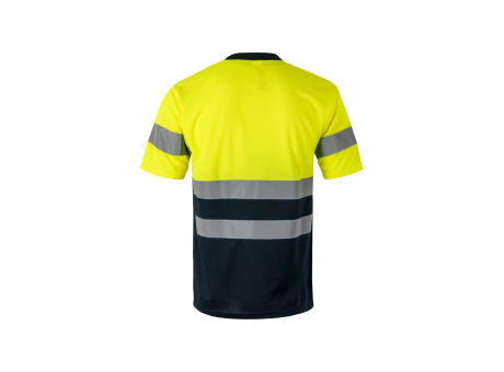 VL BRAHMA. Zweifarbiges technisches T-Shirt mit Bird-Eye-Design (140 g/m²), aus Polyester (100%)