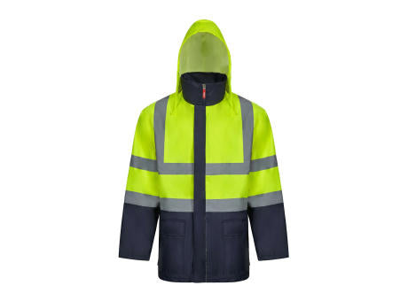 VL JUNO LARGE. Zweifarbiger 4-in-1-Parka (180 g/m²), aus Polyester (100%) mit PU-Beschichtung