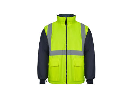 VL JUNO LARGE. Zweifarbiger 4-in-1-Parka (180 g/m²), aus Polyester (100%) mit PU-Beschichtung