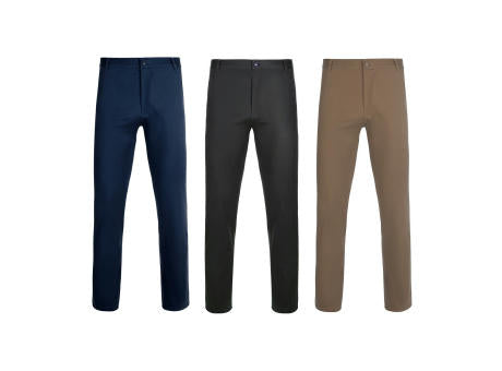 VL VISHNU. Unisex Stretch-Chinohose (260g/m²), aus Baumwolle (98%) und Elastan (2%)