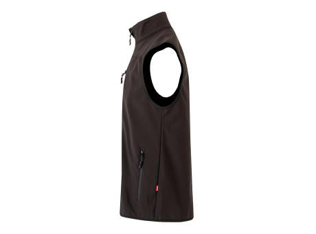 VL VARUNA. Softshell-Weste (280 g/m²), mit Polarfutter, aus Polyester (94 %) und Elastan (6 %)