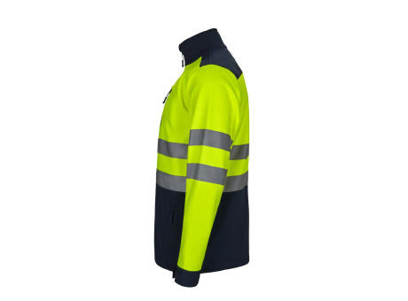 VL HESTIA LARGE. Zweifarbige Softshell-Jacke (280 g/m²), mit Fleece-Futter und TPU-Membran, aus Polyester (96 %) und Elasthan (4 %)