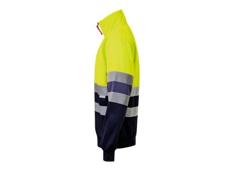 VL THOR LARGE. Zweifarbiges Sweatshirt (300g/m²) aus Polyester-Fleece (100%)