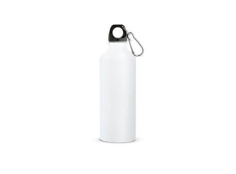 RE-LANDSCAPE M. Flasche aus recyceltem Aluminium (100% rAL) 530 mL mit Karabiner