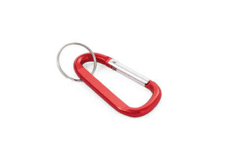 MATTHEW. Karabinerclip aus Aluminium mit Schlüsselring