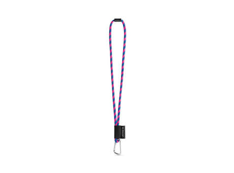 75089. SET Lanyard TUBE Long (Ø 7 mm) mit 55 mm D-förmigem Karabiner und Ø 7 mm Sicherheitsverschluss