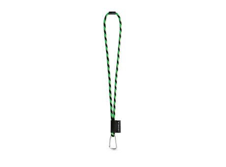 75089. SET Lanyard TUBE Long (Ø 7 mm) mit 55 mm D-förmigem Karabiner und Ø 7 mm Sicherheitsverschluss